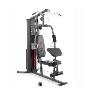 Appareil à charges guidées Marcy Eclipse MWM1005 Compact Home Gym (Couleur: Noir/Rouge)