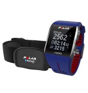Cardiofréquencemètre Polar V800 Bleu + Capteur de Fréquence Cardiaque H7