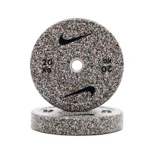 Disque en caoutchouc Nike Strength Bumper Grind (Poids: 20kg, Couleur: Noir)