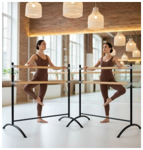 Barre de ballet double Elina Pilates