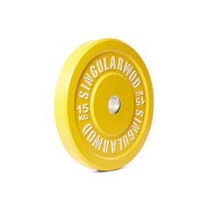 Disque olympique Bumper Training Singular WOD couleur (Poids: 15kg)