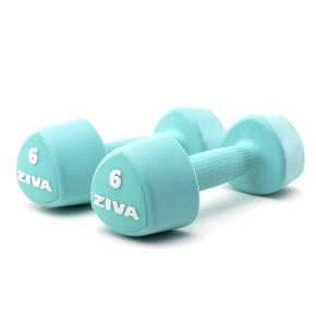 Haltères Ziva Chic Studio Turquoise (paire) (Poids: 6kg)