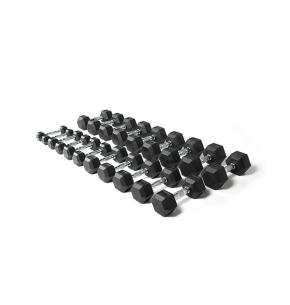 Kit Haltères Héxagonaux en caoutchouc O'live 1-10kg