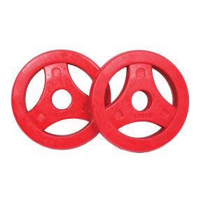 Disque Tunturi Rubber Aerobic 30mm (Poids: 1.25kg, Format: Paire)
