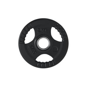 Disque standard en caoutchouc fitnessdigital 28mm (Poids: 2.5kg)