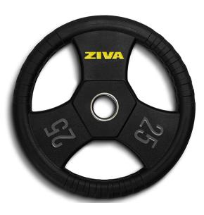 Disque olympique acier adhérence Ziva Performance RPU  (Poids: 25kg)
