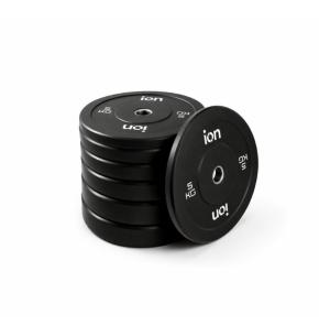 Set de Disques Olympiques Bumper ION fitness Noir