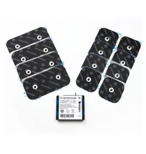 Pack Compex Batterie + 8 Électrodes 5x5 cm + 4 Électrodes 5x10 cm