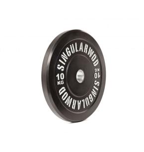 Disque olympique Bumper Training Singular WOD noir (Poids: 10kg)