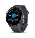 Bracelet d'activité Garmin Vívoactive 3 Music Bleu granite et Rose gold KM0 Bracelet d'activité Garmin Vívoactive 3 Music Bleu granite et Rose gold KM0