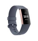 Bracelet d'activité Fitbit Charge 3 Aluminium or rose/Bleu ardoise Bracelet d'activité Fitbit Charge 3 Aluminium or rose/Bleu ardoise