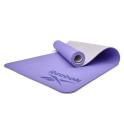 Tapis de Yoga Reebok double face - 6mm (Couleur: Violet Électrique)