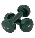 Haltères en vinyle Tunturi (Poids: 2kg)