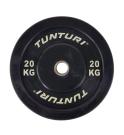 Disque Olumpique Tunturi Bumper Noir Disque Olumpique Tunturi Bumper Noir