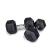 Haltères caoutchouc fitnessdigital hexagonaux (paire) (Poids: 8kg)