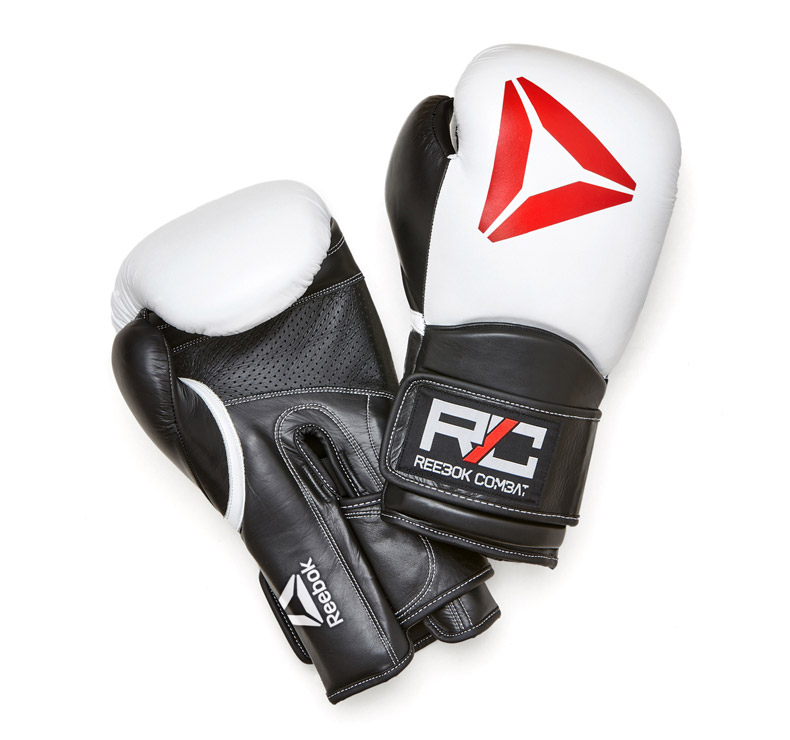 Cuir Combat Boxe D'entraînement De Gants Blanc Mixte En Reebok T1wUnqxBn