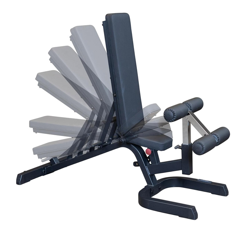 Banc De Musculation Plat/Incliné/Décliné Bodysolid GFID71 - Professionnel, Capacité 453 Kg
