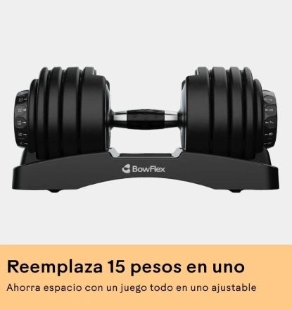 15 niveles mancuerna bowflex