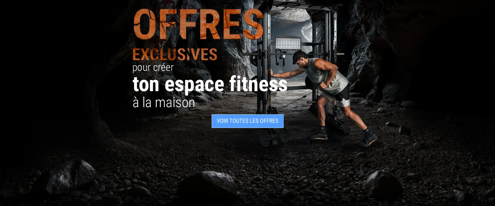 Offres exclusives pour créer ton espace fitness à la maison