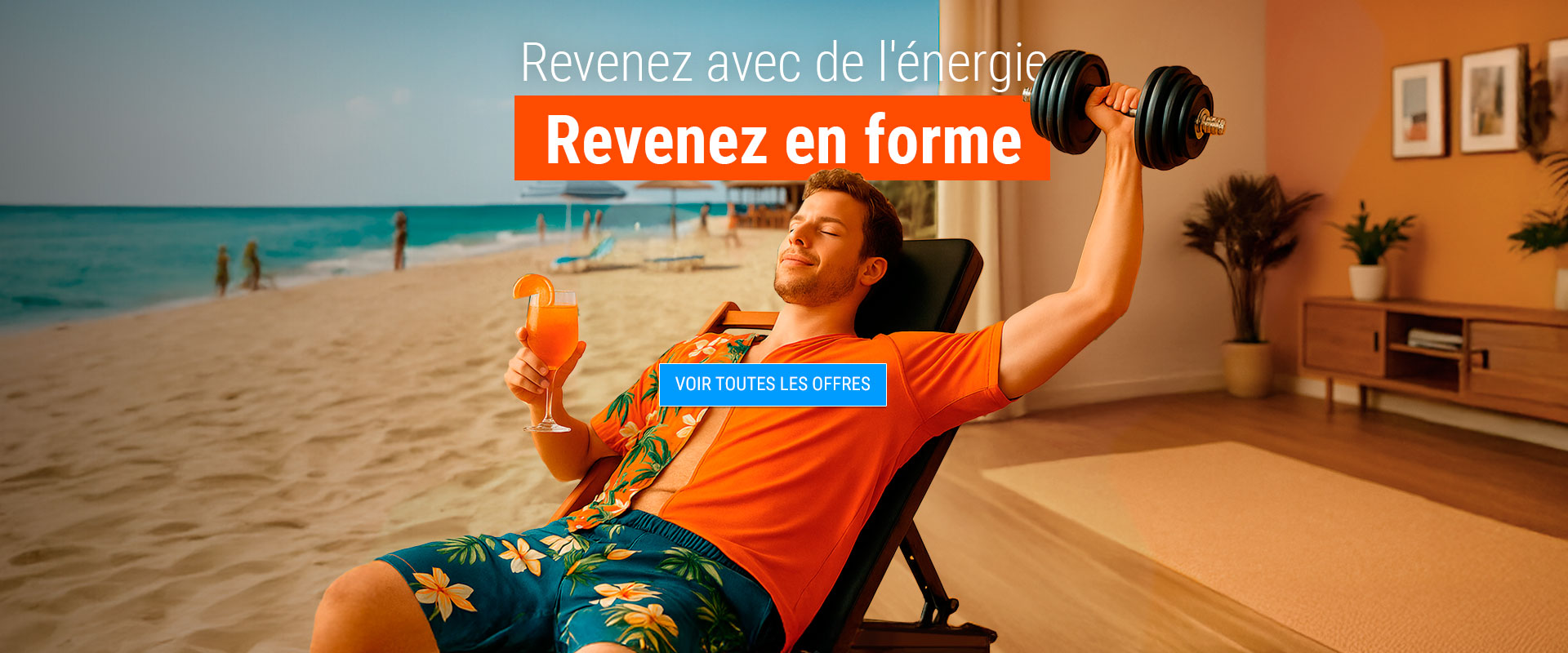 Revenez avec de l'énergie. Revenez en forme